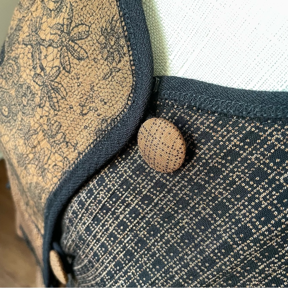 Vtg Koret Jacket Women's 16w Patchwork Button Up … - image 7